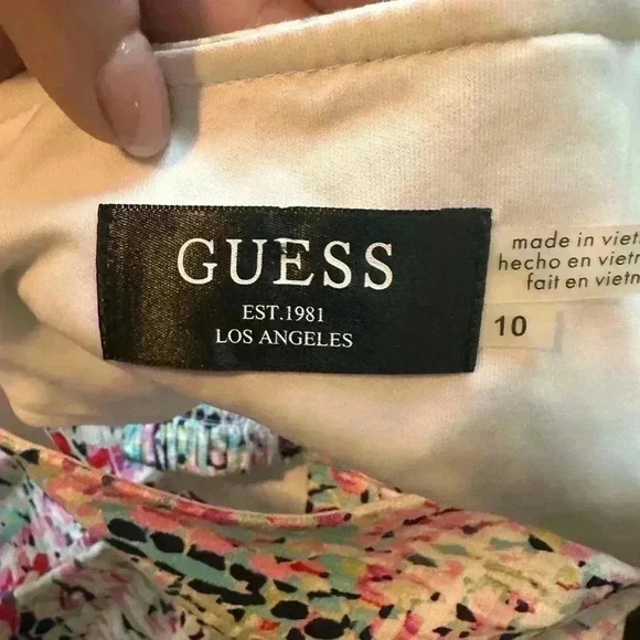 Guess Abstract Multi Colored Dress - Picture 2 of 6